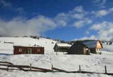 Ilustrativní obrázek horské chaty