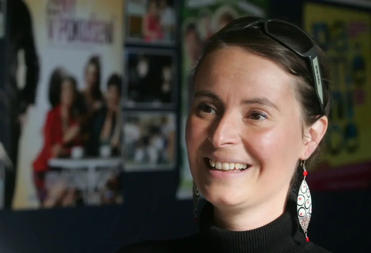 Usmívající se Lenka Vlasáková v roce 2010.