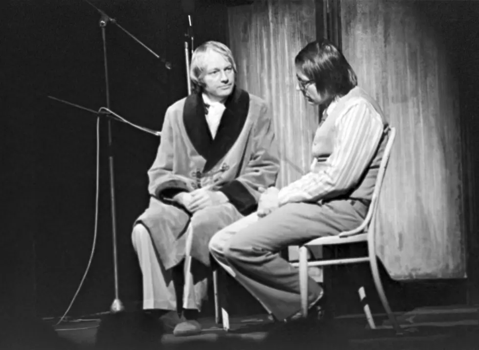 Luděk Sobota na černobílé fotce.