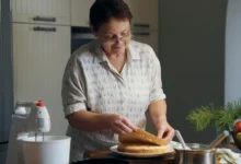 žena vaří