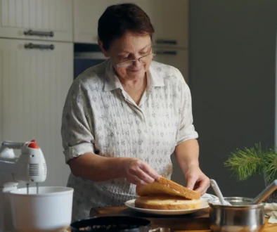 žena vaří