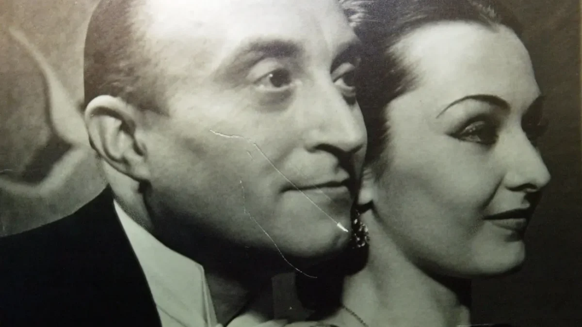 Dobová fotografie Oldřicha Nového a Hany Vítové