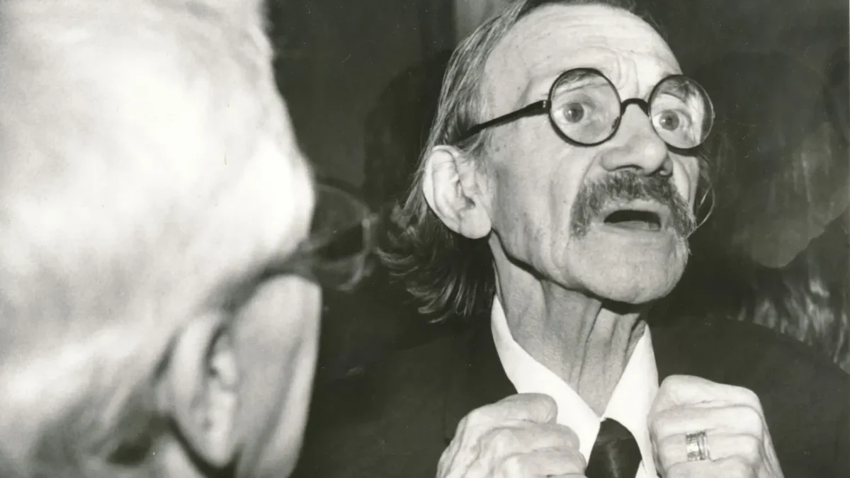 Josef Kemr na černobílé fotografii
