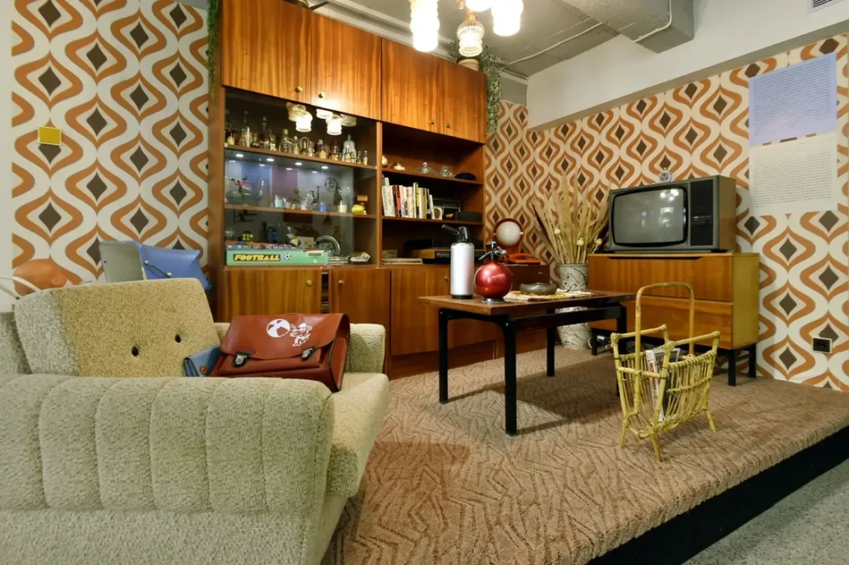 obývací pokoj z dob socialismu