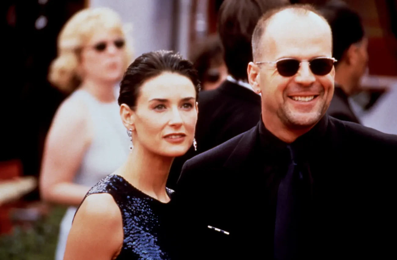 shutterstock_187223726 | TVGURU.cz Demi Moore a Bruce Willis v roce 1997.