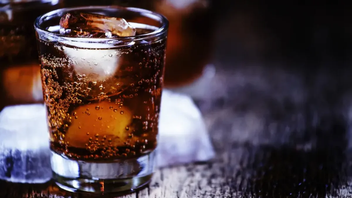 Drink na bázi limonády