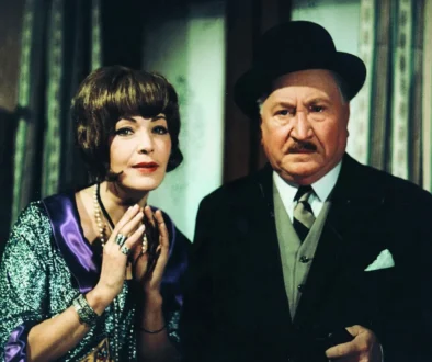 Květa Fialová a Jaroslav Marvan ve filmu Partie krásného dragouna