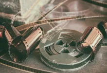 Ilustrativní obrázek staré filmové pásky