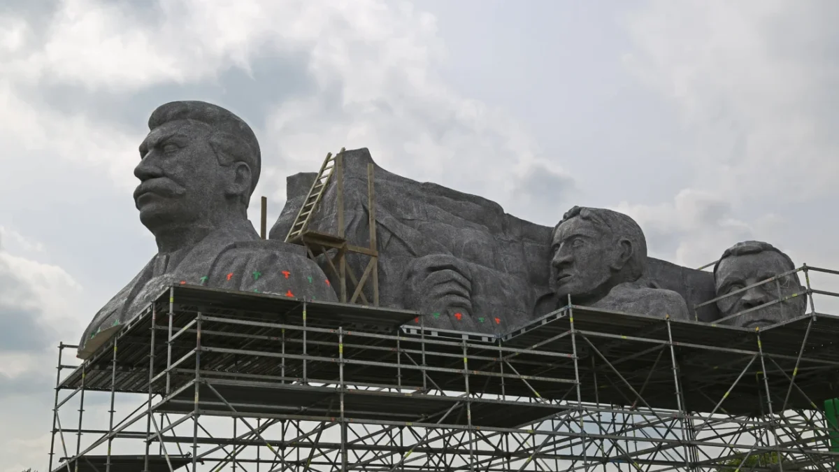 Stalinův památník v Praze.