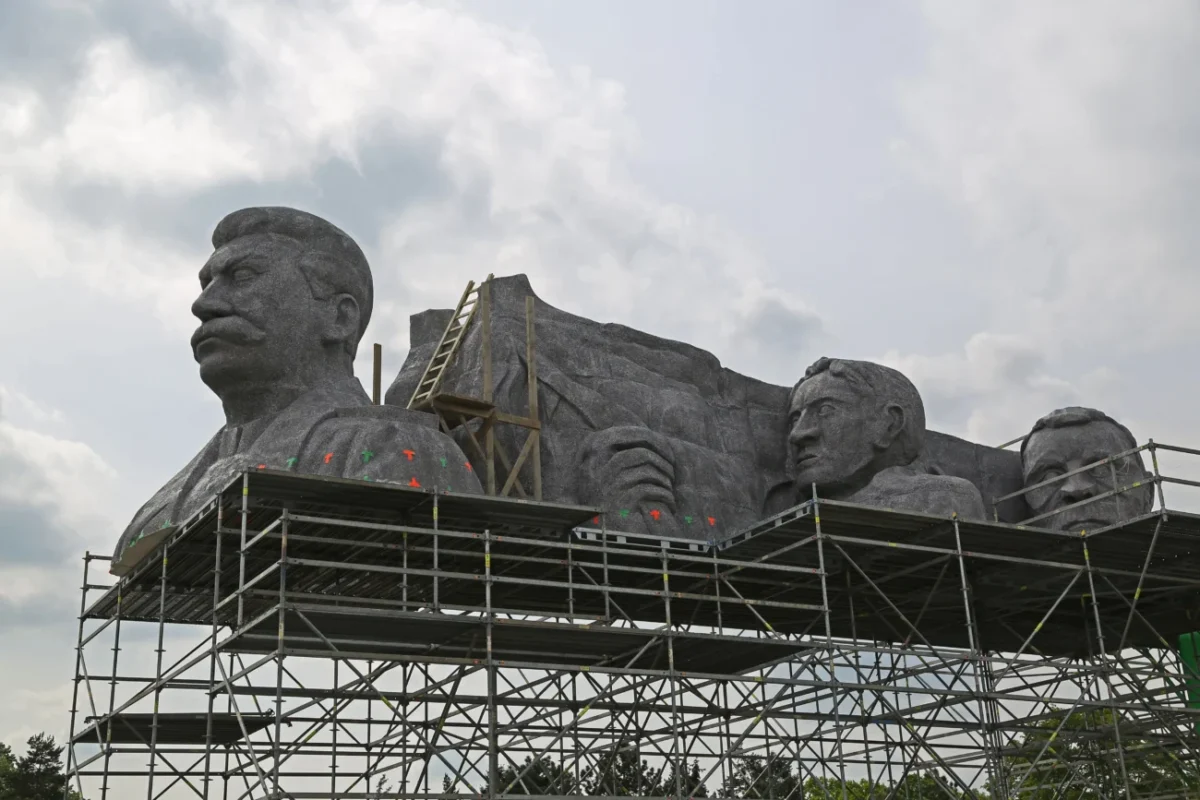 Stalinův památník v Praze.