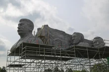 Stalinův památník v Praze.