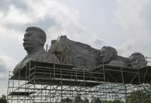 Stalinův památník v Praze.