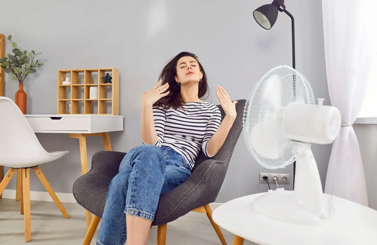 Větrák pomůže přečkat žhavé dny Shutterstock | TVGURU.cz větrák