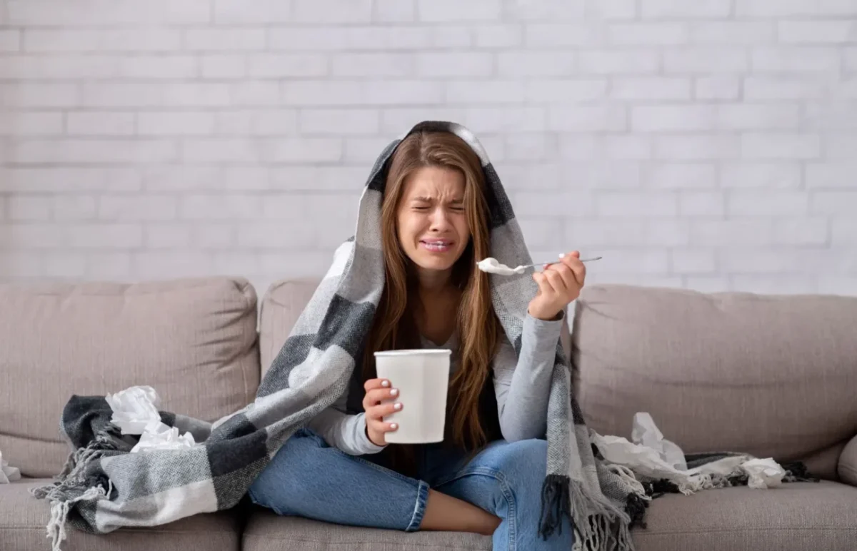 žena brečí u filmu