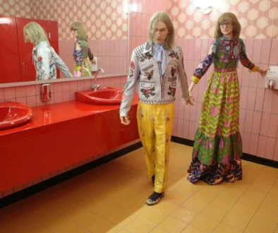 Figuríny v Gucci muzeu.