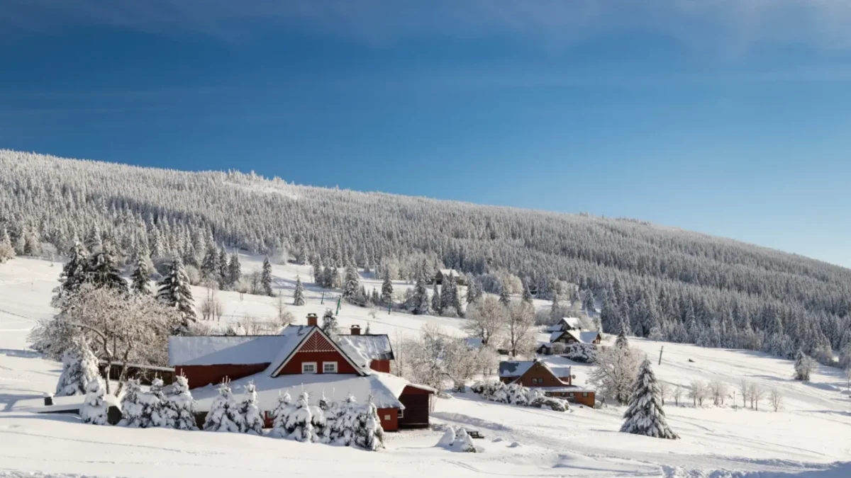 rekreační lyžařský resort v Krkonoších