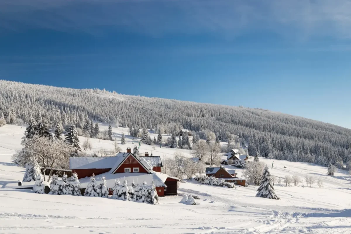rekreační lyžařský resort v Krkonoších