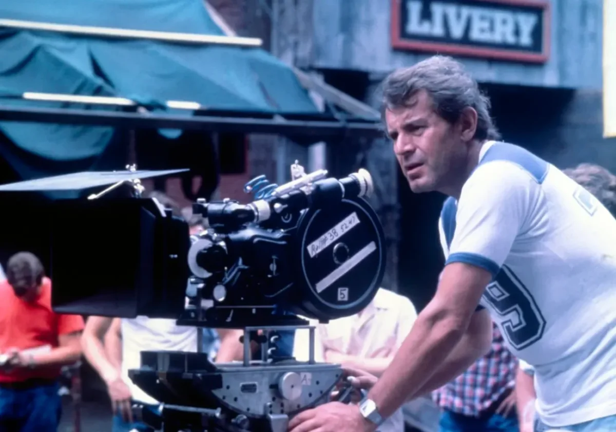 Miloš Forman při natáčení