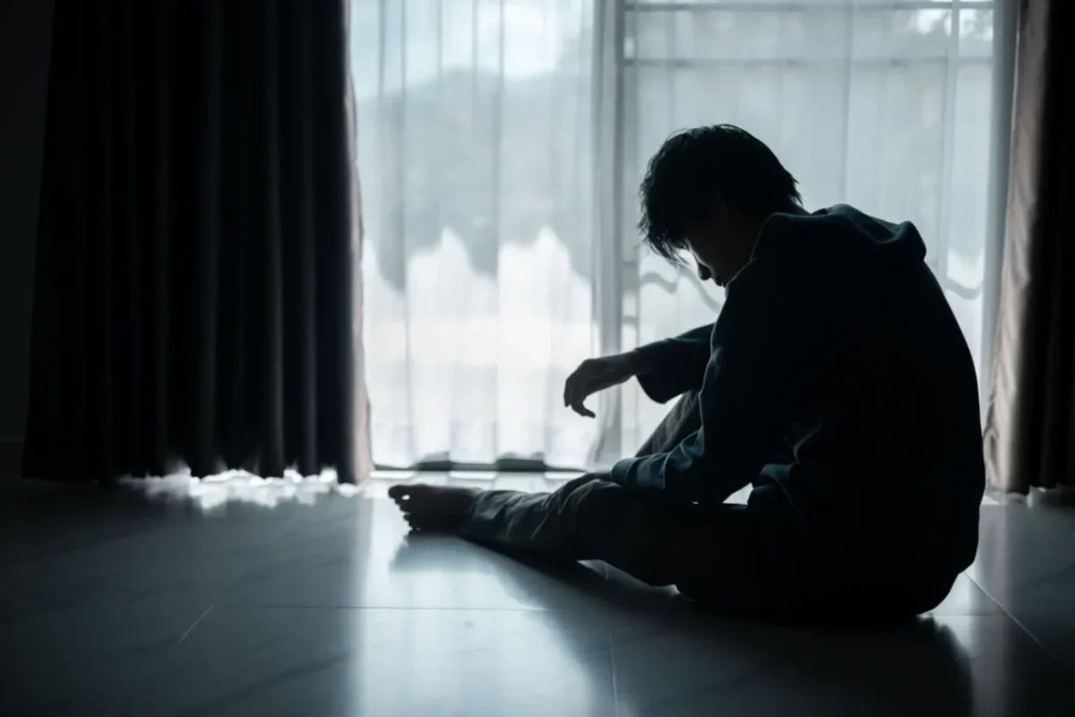 nešťastný člověk