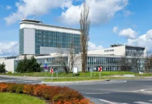 Česká televize na Kavčích horách v Praze na Pankráci
