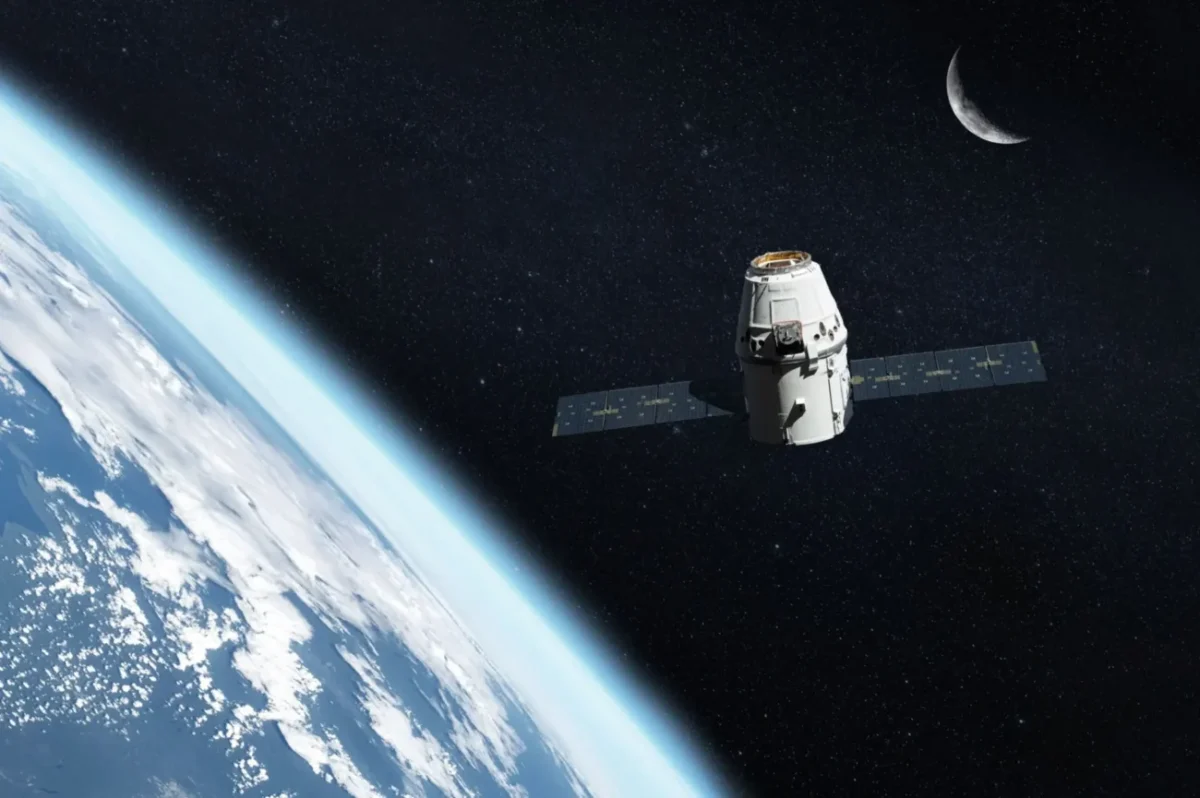 družice obíhající na orbitě kolem planety Země