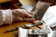 seniorka, hodinky