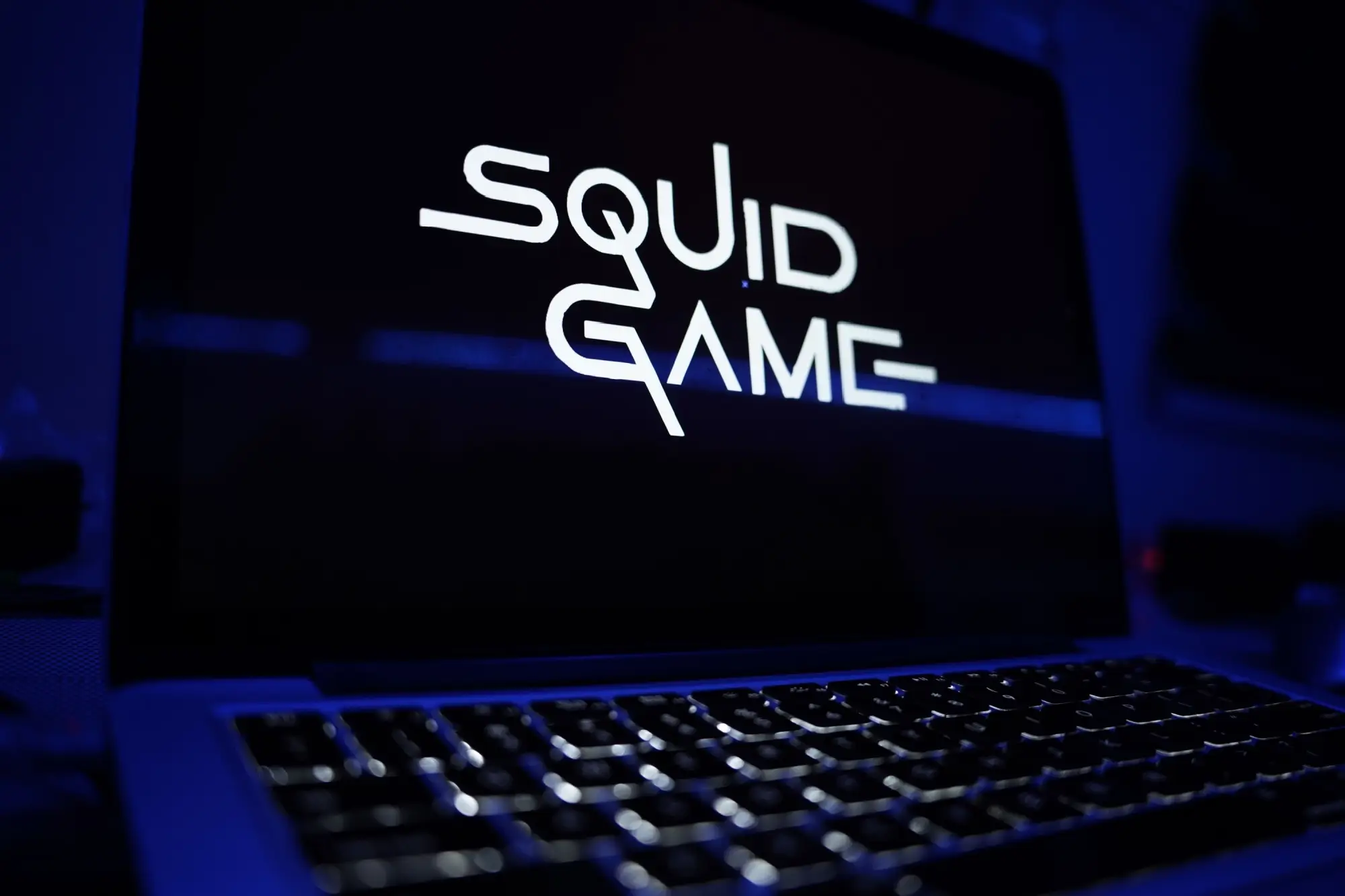 Squid game na notebooku