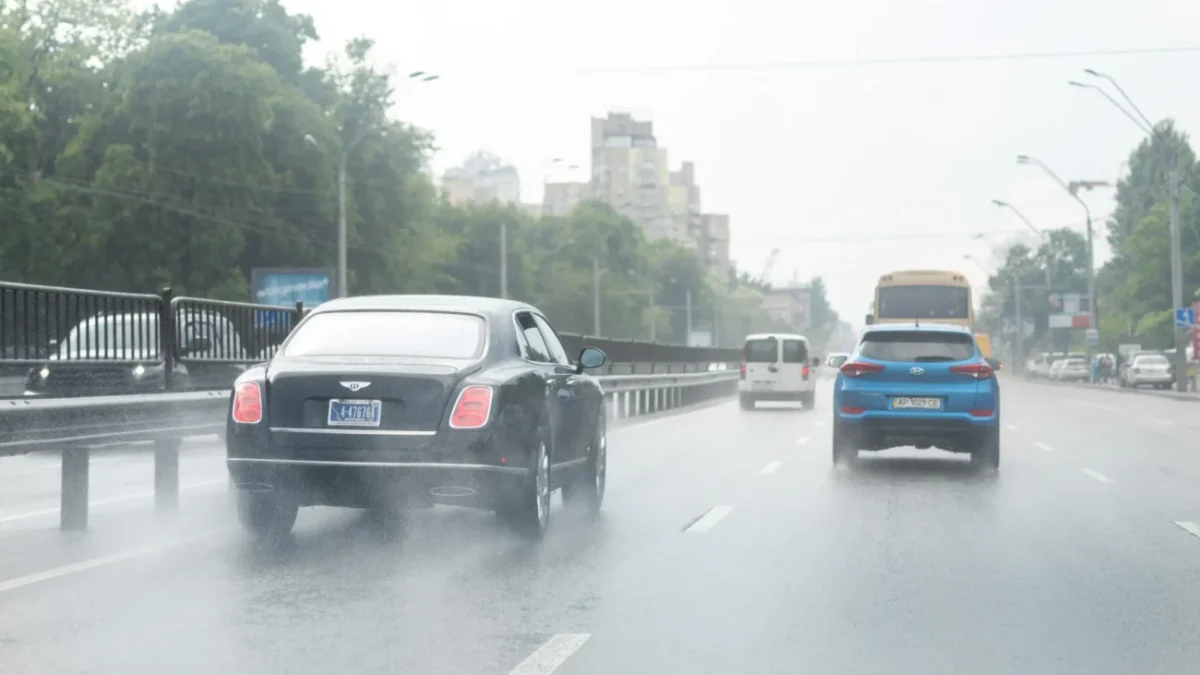 Bentley na silnici
