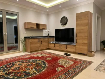 obývák s televizí