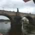 Praha historická fotografie mostu