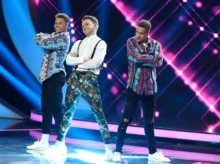 vystupující na pódiu v rámci pořadu Superstar