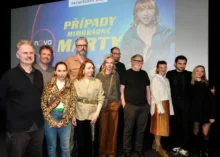 herci ze seriálu Připady mimořádné Marty na premiéře