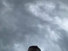 zamračené nebe a mraky