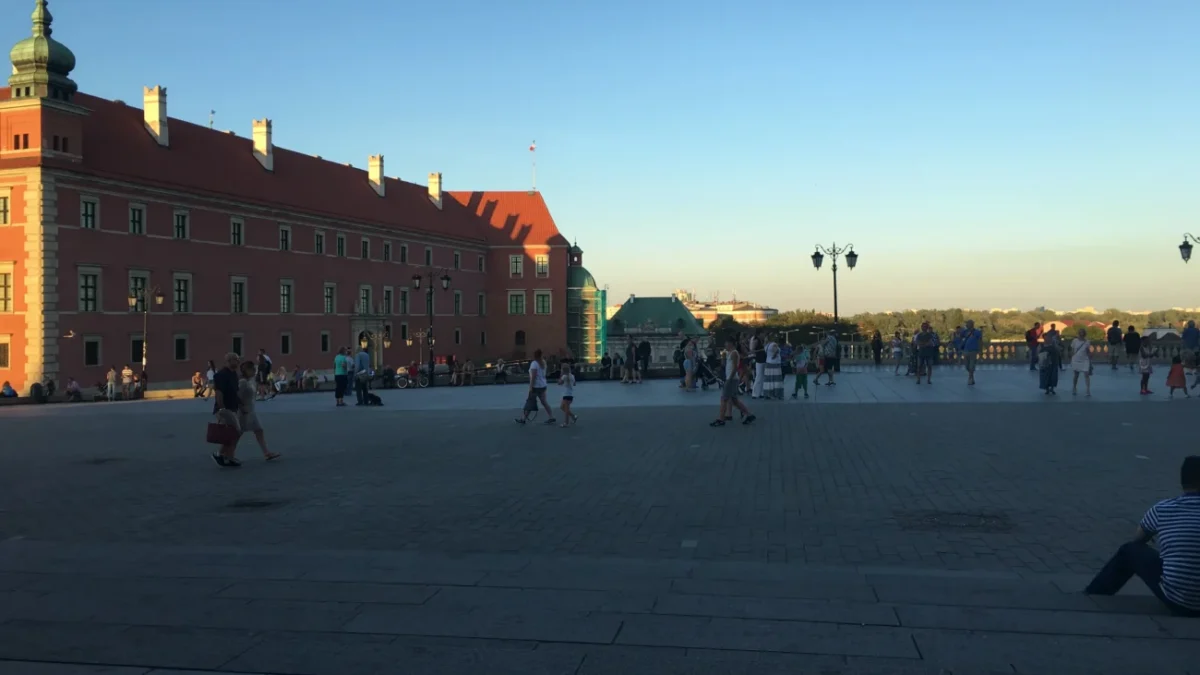 náměstí v létě