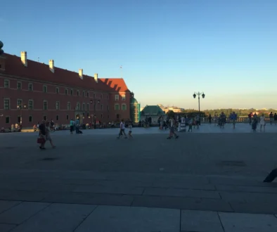 náměstí v létě