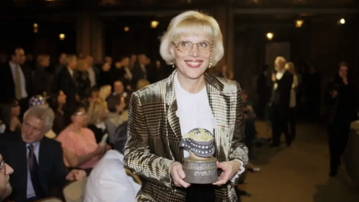 Marie Poledňáková s cenou.