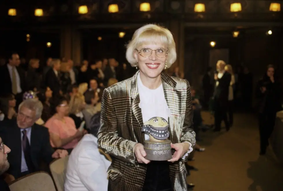 Marie Poledňáková s cenou.