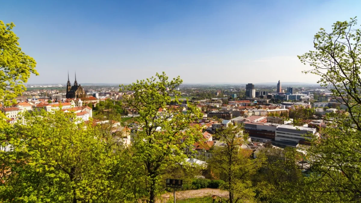 Pohled na Brno.