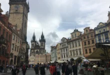 ulice a náměstí v Praze