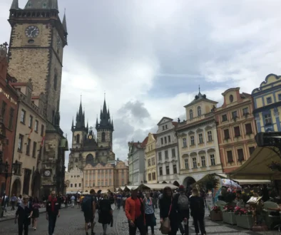 ulice a náměstí v Praze