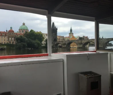 Praha výhled z lodi