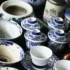 Porcelánové čínské nádobí.