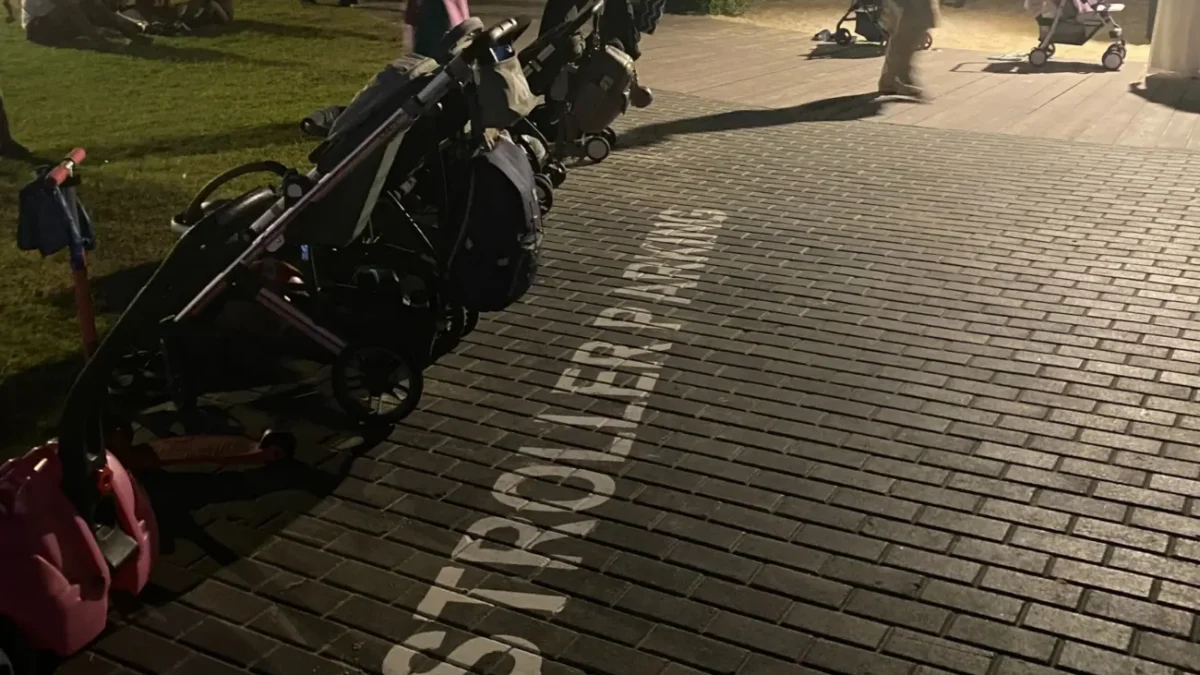 parkoviště kočárků