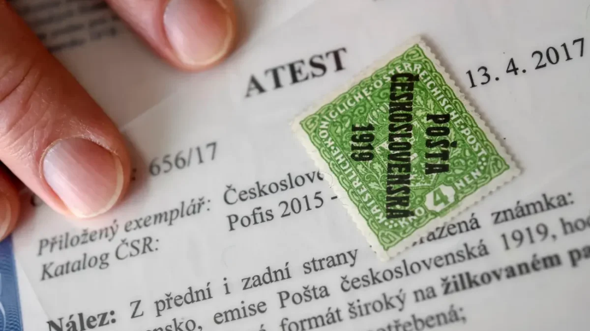 nejvzácnější československá známka