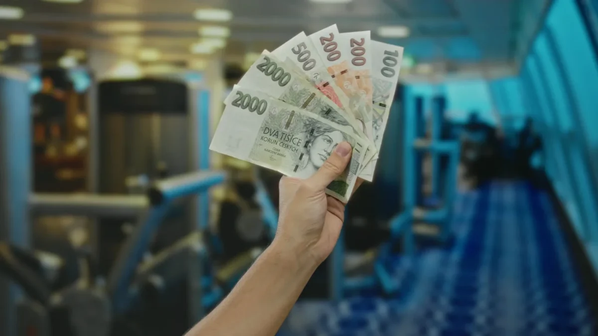 Člověk v ruce drží peníze.