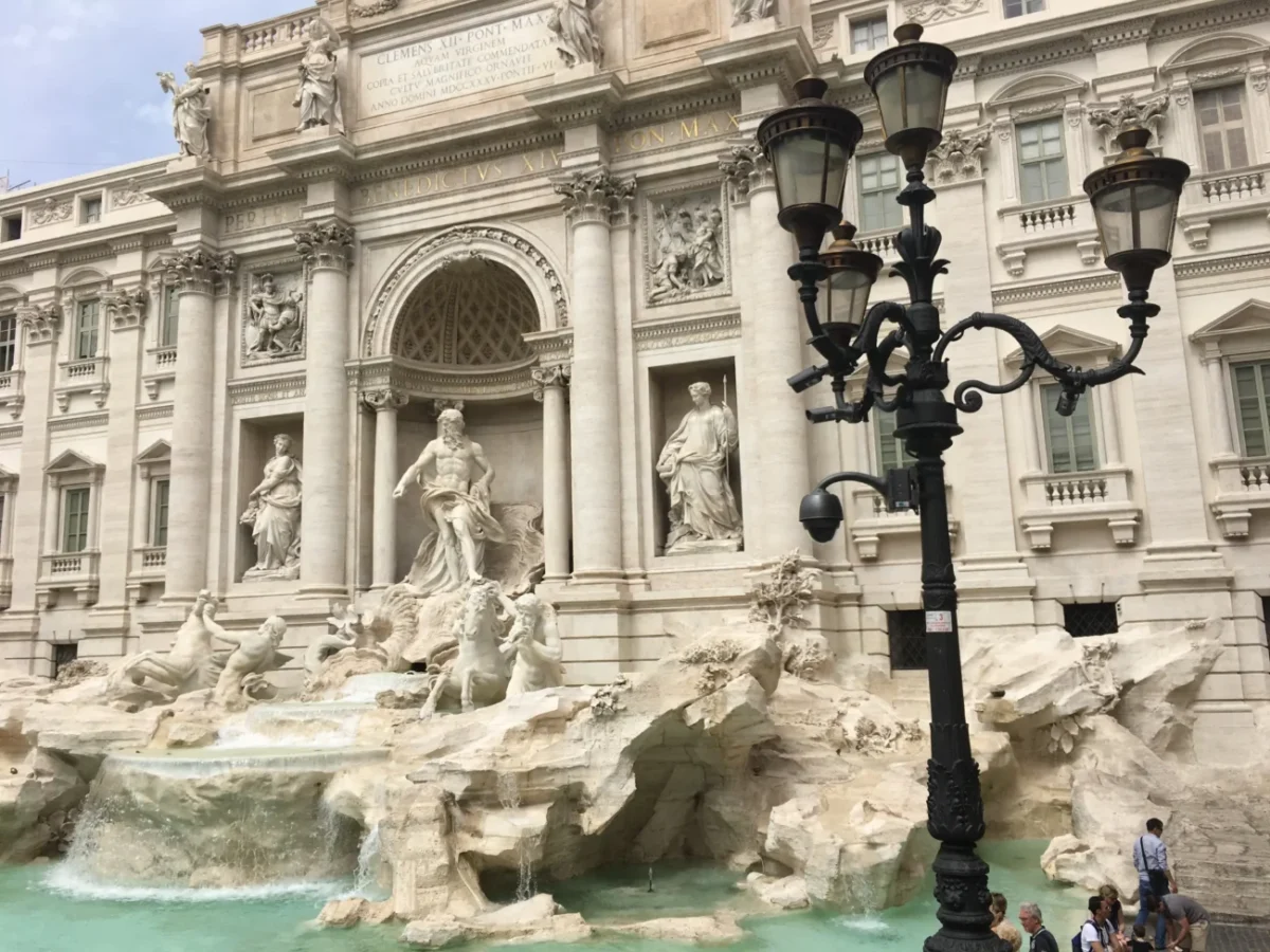 andělské sochy v Římě