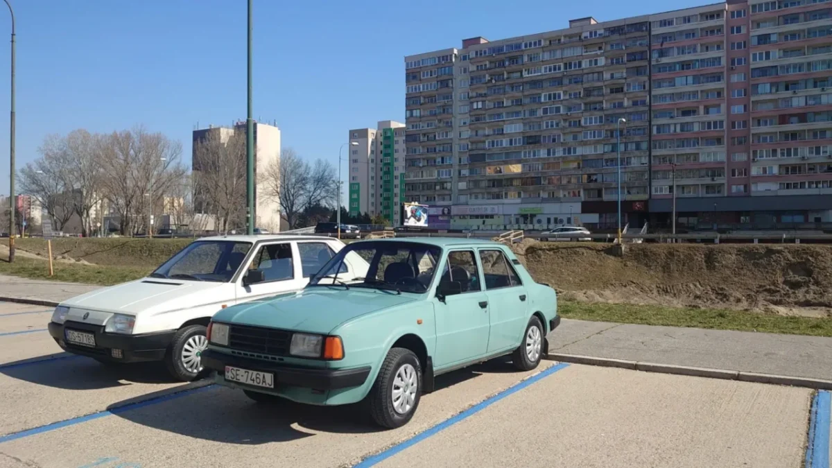 Škoda auto staré retro