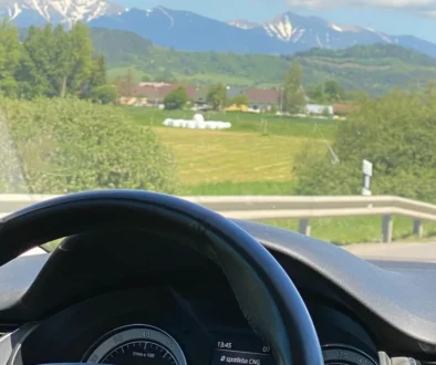 cesta autem volant a příroda