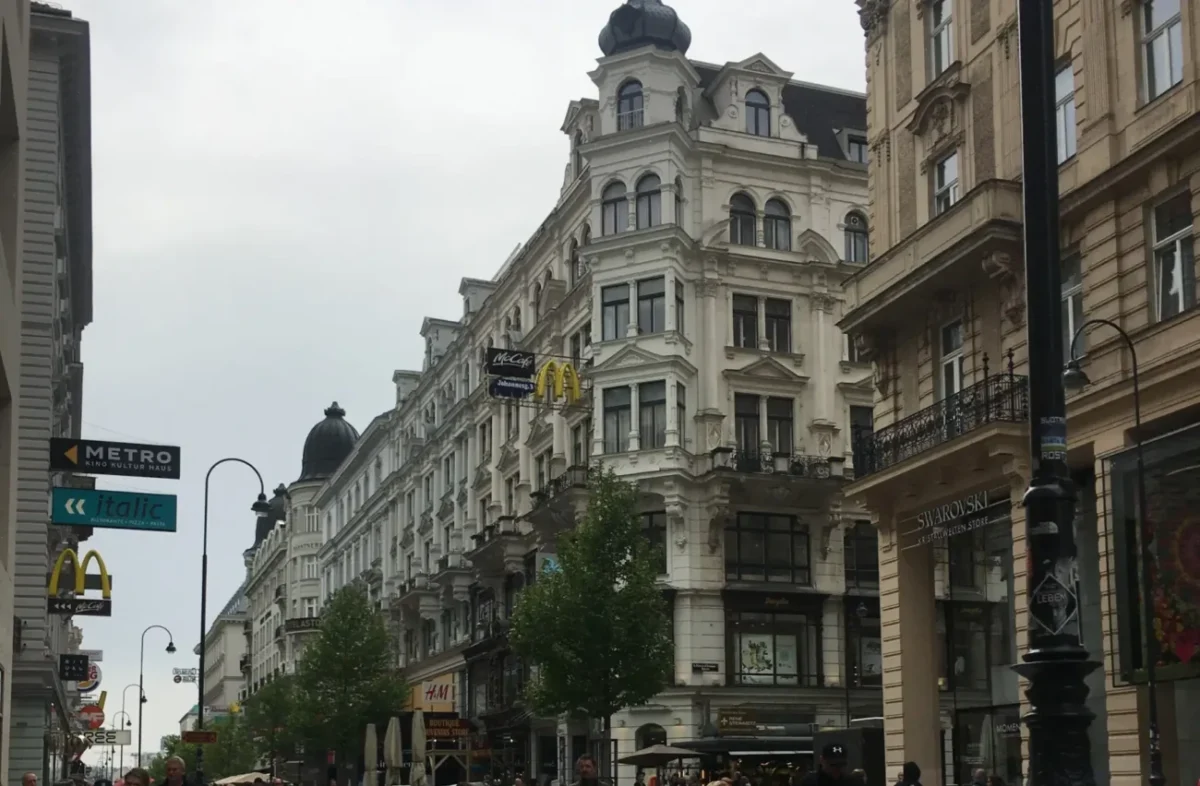 ulice v Rakousku ve Vídni