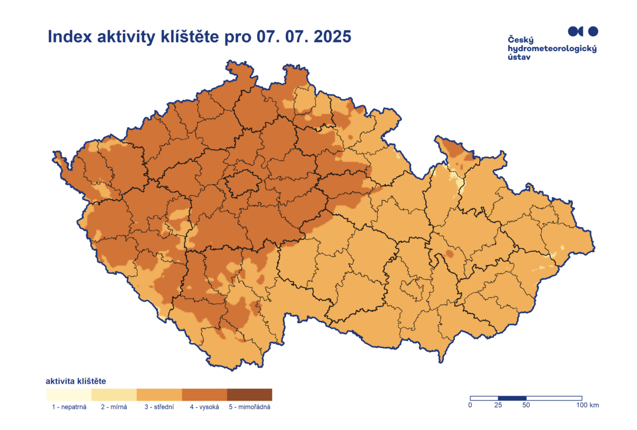 Snímek obrazovky 2025-07-07 v 83705 | TVGURU.cz mapa klíšťat aktuální